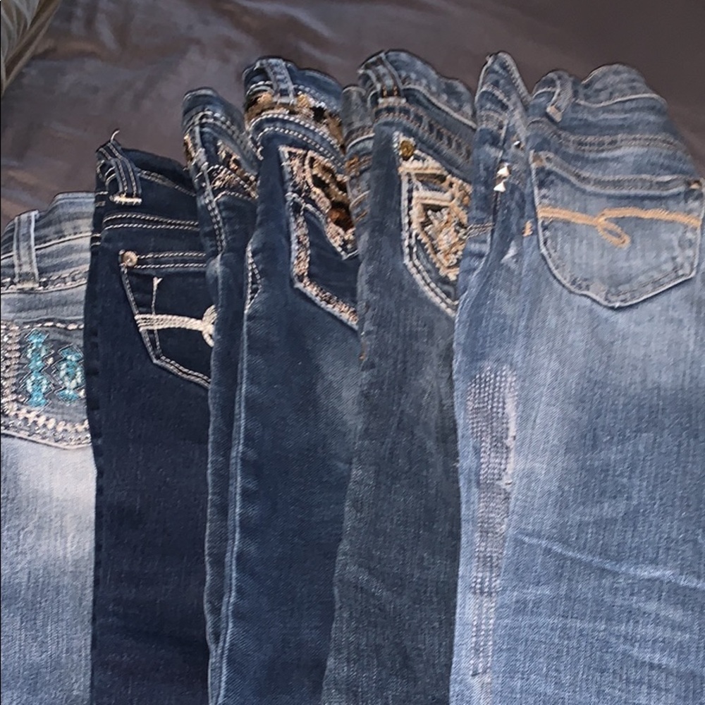 Lot of little girl jeans